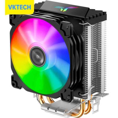 [Vktech] Jonsbo CR1200 2ท่อความร้อนทาวเวอร์ซีพียูคูลเลอร์ RGB 3Pin พัดลมระบายความร้อนฮีทซิงค์