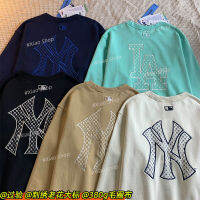 NY เสื้อกันหนาวมาตรฐานขนาดใหญ่ปักสำหรับทั้งหญิงและชายแขนยาว Yankees ฤดูใบไม้ร่วงฤดูร้อนโอเวอร์ไซส์แบรนด์ขนาดใหญ่นักเรียนคู่รัก