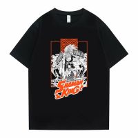 Fashion Anime Shaman King Yoh Asakura Amidamaru Tshirt Oversize Hip Hop T-shirt Daily Loose T Shirts Men Harajuku Tee Tops