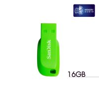 SanDisk CRUZER BLADE USB แฟลชไดร์ฟ 16GB Green, USB2.0 (SDCZ50C_016G_B35GE)