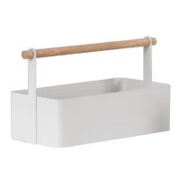 （QIQI tool） บ้านเครื่องมือ BoxBasket ไม้จับออแกไนเซอร์มัลติฟังก์ชั่ ForBathroom JewelryContainer