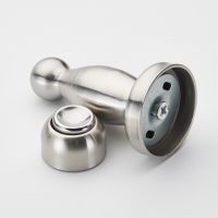 Stainless Steel Stopper Holder Cabinet Catch Fitting with Screws Magnetic Door Stop for Family Home Furniture Hardware Door Hardware Locks