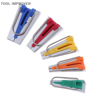 TOOL IMPROVER 5ชิ้น/เซ็ตขนาดผ้า BIAS TAPE Maker Tools งานฝีมือเย็บ DIY Acces