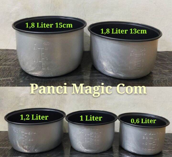 Panci Rice Cooker Magic Com Teflon Miyako Cosmos 0,6 L 1 L 1,2L 1,8 L
