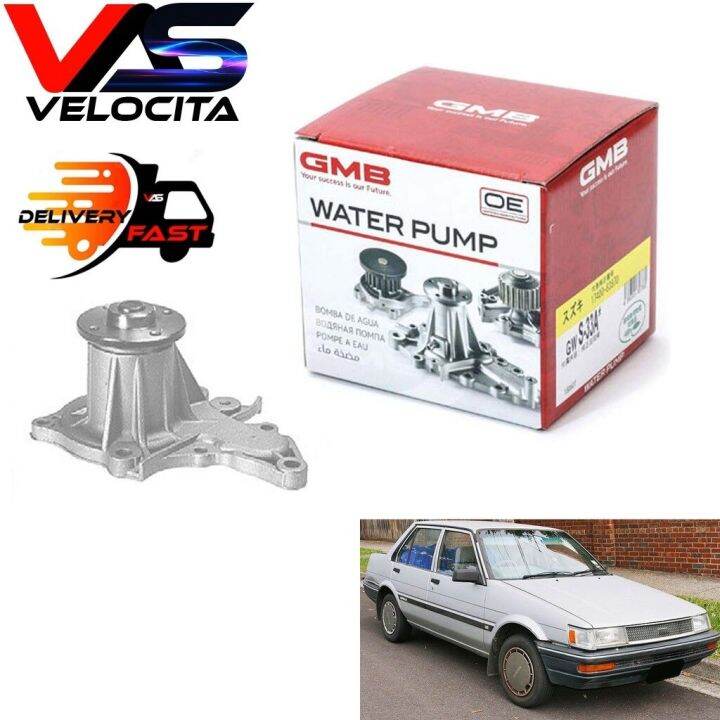 GMB WATER PUMP TOYOTA LEVIN AE86 4AGE 20V BLACKTOP (GWT121A) Lazada