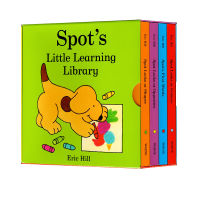 English original spotS little learning library small glass small library spot childrens Enlightenment 4-volume cardboard picture book