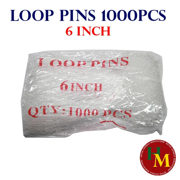 Loop Pins / Loop Locks / String Pins White / Translucent ( Per 1000