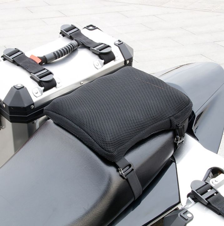 เคสผ้าถุงลมเบาะนั่งวาล์วแรงดันสำหรับรถจักรยานยนต์เสื้อผ้าที่นั่งระบายอากาศได้เบาะนั่งลมอเนกประสงค์
