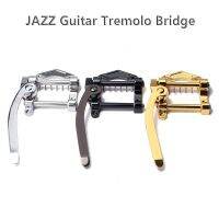 เทโมโล่กีตาร์ไฟฟ้า Jazz Bar Bridge Unit สะพานการสั่นโลหะผสมสังกะสีสำหรับ Tele SG LP ฯลฯ ES335อุปกรณ์ชิ้นส่วนกีตาร์