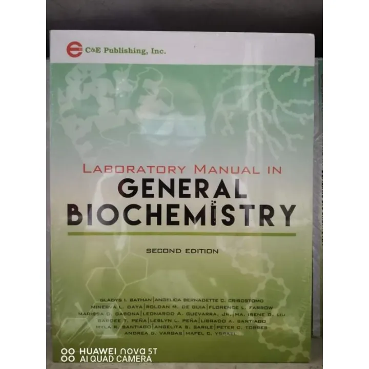 Laboratory Manual in General Biochemistry 2nd Edition Lazada PH
