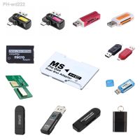 Memory Card Adapter Micro SD TF Flash Card to Memory Stick MS Pro Duo for PSP Card Dual 2 Slot Adapter White