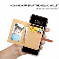 Inserting Pouch Wallet Adhesive Sticker Fashion Secure PU Leather Universal Stick On Back Phone Card Holder Case Multifunctional Card Holders
