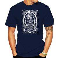 เสื้อยืดลายผ้าโพกหัวสีแดง Virgin Mary Cholo เม็กซิกัน