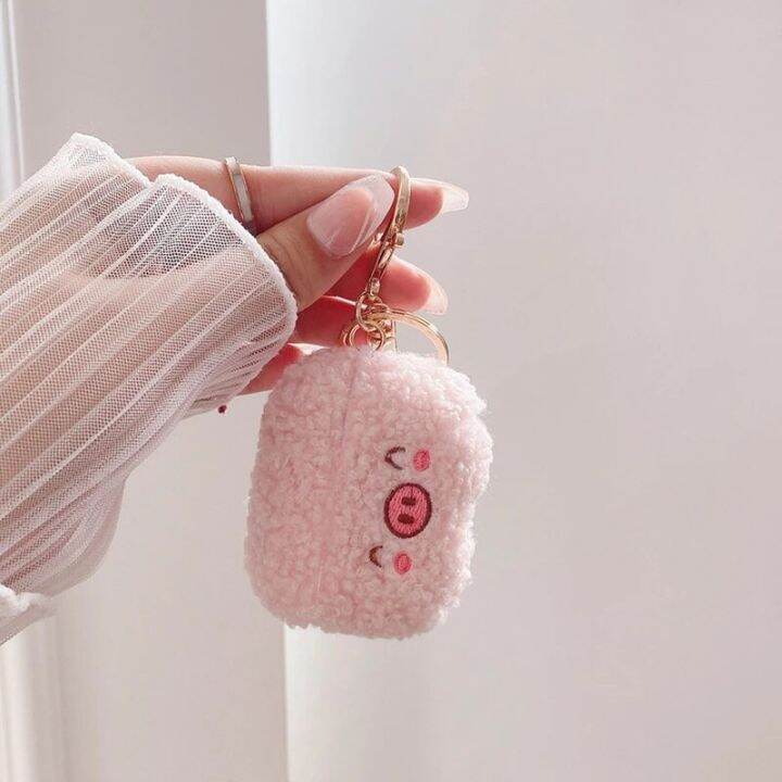 fashion-headphones-fur-cases-lovely-plush-pig-teddy-dog-case-for-apple-airpods-12-pro-cover-bluetooth-earphone-protective-cases