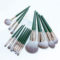 14Pcs Makeup Brushes Set Cosmetic Foundation Powder Blush Eye Shadow Lip Blend Wooden Make Up Brush Beauty Tool Kit Maquiagem