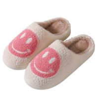 ASIFN Winter Womens Slippers Fluffy Faux Fur Smile Face Household Cute Cushion Slippers Shoes for Women Female Home Dropshipping