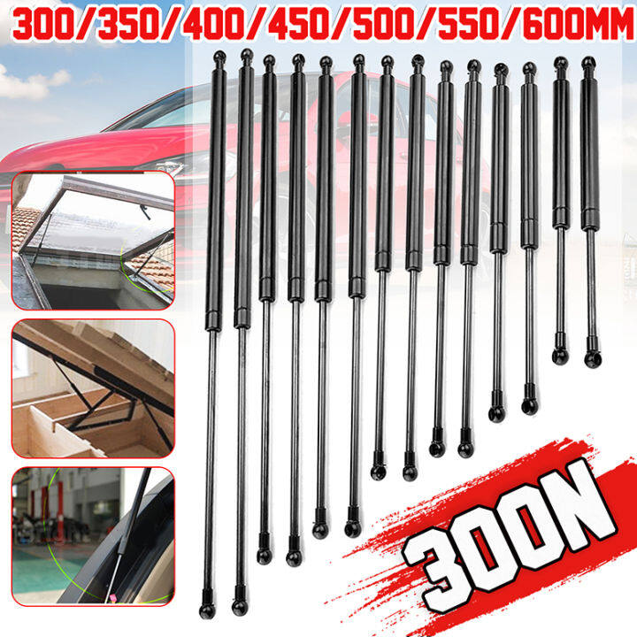 2pcs 300n 300 350 400 450 500 600mm Gas Strut Bars Gas Spring Support