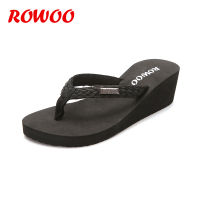 Fashion Clip Toes Flip Flops Womens Wedge Sandals Summer Casual Beach Slippers Waterproof Platform 5CM Flip Flop Female Footwear