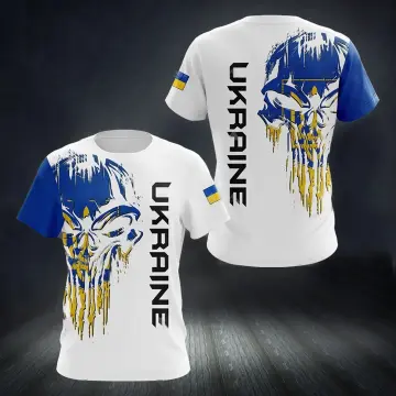 Unisex 2023 Summer Ukraine Tshirt For Men 3d Print Flag For