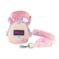 Harness Leash ชุดดอกไม้รูปแบบ Double Strong Buckle อย่างเต็มที่ห่อ Strong แบริ่งขนาดกลางขนาดใหญ่สุนัขเดินวิ่งสายคล้องคอสำหรับสัตว์เลี้ยงกลางแจ้งสายจูง