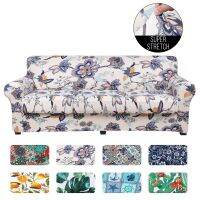 ♘▫▽ Homaxy Printing Elastic Sofa Cover Removable Washable Seat Armchair Slipcovers For Living Room Decor Cushion Cover 1/2/3 Seats