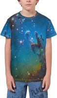 Universe Galaxy T- Shirt Short Novelty for Boys and Girl