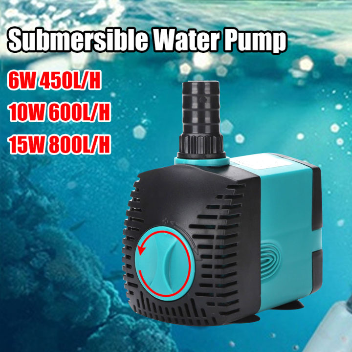 Submersible Aquarium Water Pump 6W/10W /15W /25W/50W Fish Tank