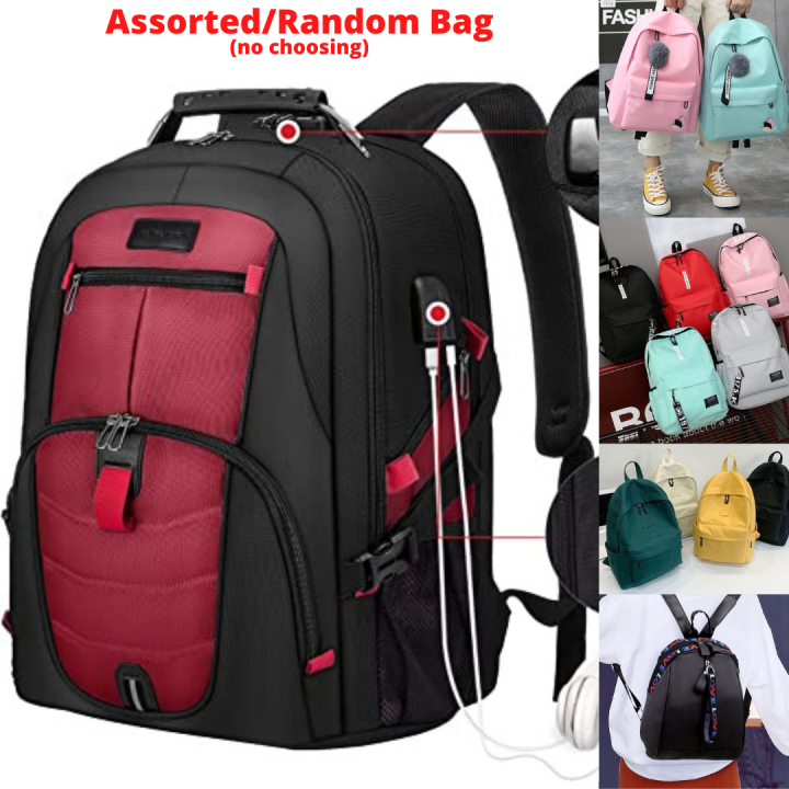Korean Style Student School Backpack USB Charge School Bag For Teenagers  Boys Laptop Backpack 