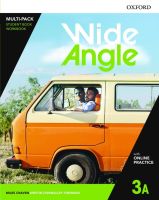 Bundanjai (หนังสือเรียนภาษาอังกฤษ Oxford) Wide Angle American 3A Student Book Workbook with Online Practice (P)