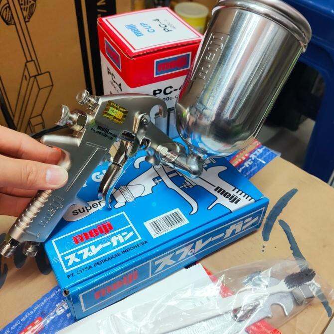 Spray gun cat MEIJI F75 tabung atas Spet F 75 TA Spit Lazada Indonesia