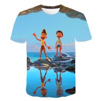 New Summer 3D Pirnt Luca Disney T Shirt Short Sleeve Luca T Shirt Boys Girls Summer Fashion Trend Casual Short Sleeves T Shirt