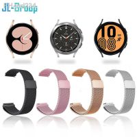 Metal Strap For Samsung Galaxy Watch 4 5 6 Active 2 40mm 44mm Band Watch 3 4 Classic Milanese Magnetic Loop Replacement Bracelet