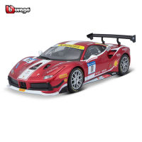 Bburago 1:24 Ferrari 2017 488 CHALLENGE FORMULA RACING Alloy Luxury Vehicle Diecast Cars Model Toy Collection Gift