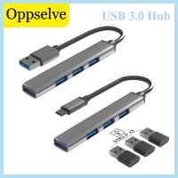 Adaptor konektor Dok Extender tipe C stasiun Dok USB 3.0 Multi-Port 4 dalam 1 untuk Macbook Laptop PC USB C Splitter