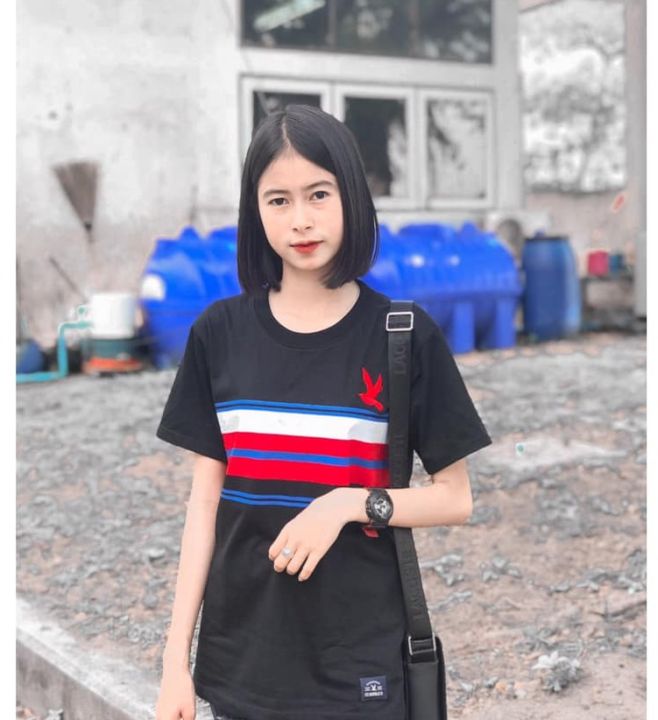 เสื้อยืดแขนสั้นงานสกรีน-งานป้ายห้อย-cotton-100-smlxl