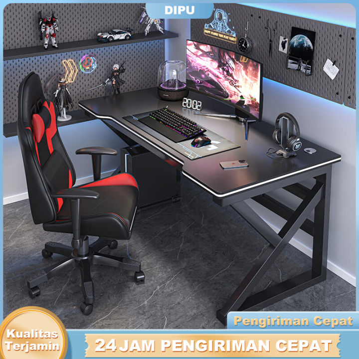 140cm Meja Gaming Meja Komputer Meja Kerja Meja Pc Meja Belajar Meja