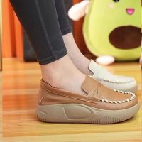 HOT★Women Shoes Platform Flats Sports Autumn Spring Fashion New 2023 Sneakers Walking Loafers Casual Running Hiking Pu Leather Shoes