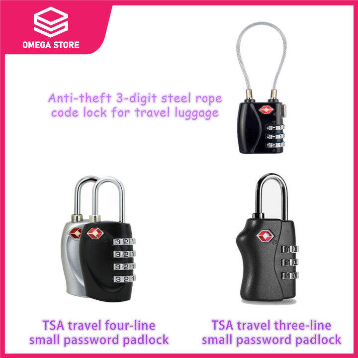 TSA ACCEPTED Luggage Travel Lock, 3&4 Rows Digital Combination Travel