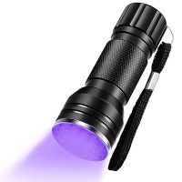 UV Flashlight 21 LED Flashlight Detector for Dog Pet Urine Handheld UV Torch for Stains