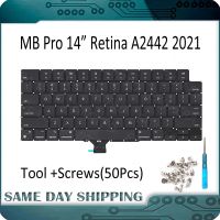 New Laptop A2442 for Macbook Pro Retina M1 14 A2442 US UK Euro Keyboard English French German Spanish Turkish Italian 2021 Year