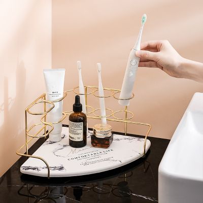 ✔☏ [new in 2020] Toothbrush Holder Toilet Bathroom corner table table electric toothbrush holder hand washing washing table storage box shelf