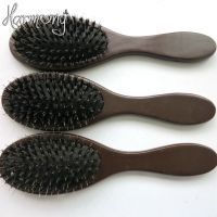 1ชิ้นมืออาชีพป้องกันไฟฟ้าสถิตแปรงผมพายแปรงหวีแปรงผม Brosse A cheveux จริงหมูป่าแปรงแปรง