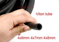 4x6mm 4x7mm 4x8mm 4mm id Fluorine rubber hose FKM tube Viton tubing FPM pipe acid-base heat oil resistant fluororubber tube