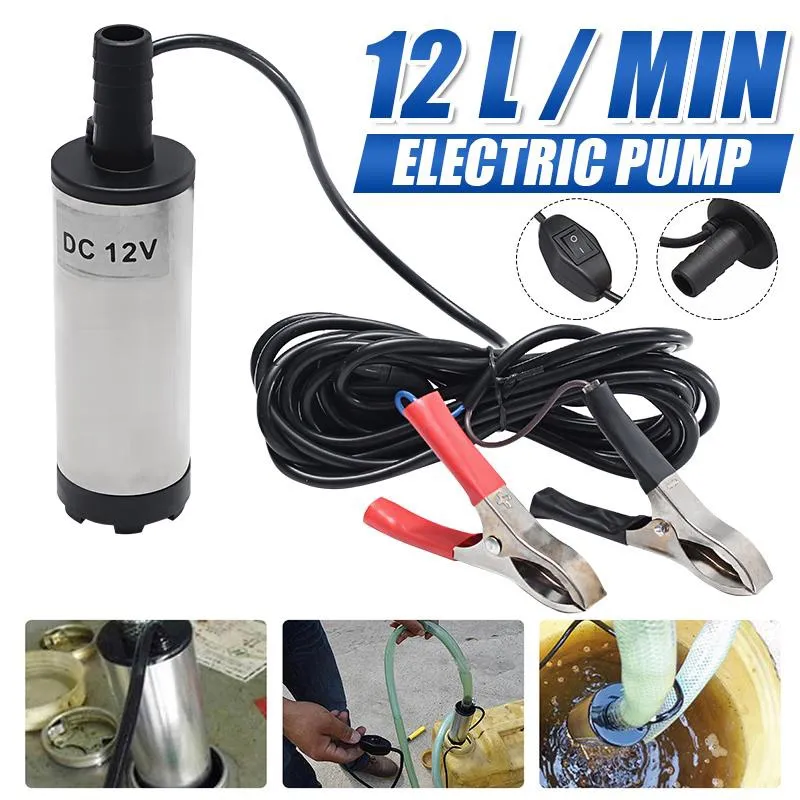 Car Electric Fuel Pump DC 12V 38mm for Automatic Pumping Water