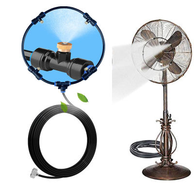 Outdoor Misting Fan Kit For Summer Cooling Misters Patio Water Sprayer Porch Garden Yard Trampoline Backyard 3M6M10M