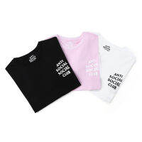 Anti Social Social Club แขนสั้น T เสื้อ assc ชุดคู่รักชายหญิงคอกลมฤดูร้อนแบรนด์แฟชั่น