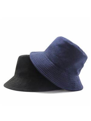 Reversible Suede Big Size Bucket Hat Lady Shopping Casual Boonie Cap Men Hiphop Plus Size Fisherman Hats 56-60cm 60-65cm