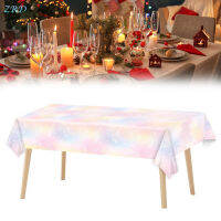 WaterWheel Disposable Colorful Table Cloth For Girl Birthday Fashion Desk Decorative Ormaments For Family Gathering