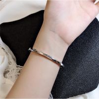 Hong Kong is born pure silver 999 fine fashion twist grain bracelets female girlfriend birthday gift temperament joker valentines day