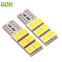 2pcs/lot T10 W5w Led Canbus Error Free Bulb Turn Wedge Interior Light T10 6SMD 5050 Led Car Side Signal Lamp Bulb License Plates